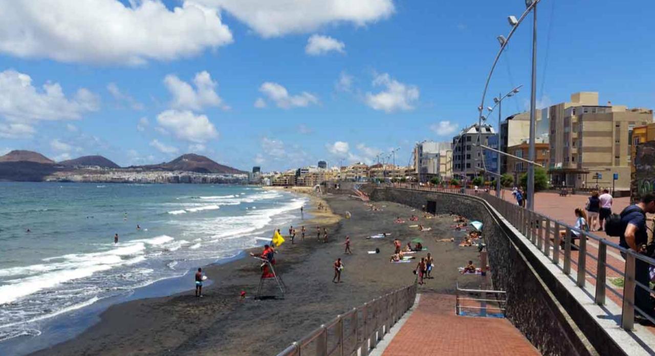 شقة Guanarteme Vista Surf لاس بالماس دي غران كاناريا المظهر الخارجي الصورة